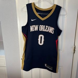 Men's New Orleans Pelicans DeMarcus
Cousins Nike Navy Swingman Jersey -